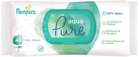 Салфетки влажные Pampers Aqua Pure детские 48шт