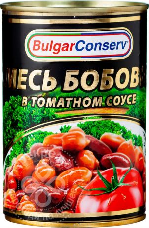 Смесь бобовых BulgarConserv в томатном соусе 400г