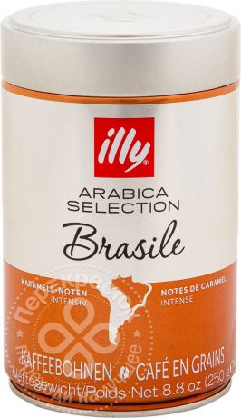 Кофе в зернах Illy Arabica Selection Brasile 250г