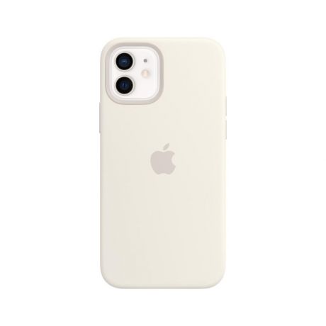 Клип-кейс Apple Silicone Case with MagSafe для iPhone 12 / 12 Pro (белый)