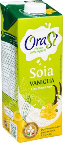 Напиток соевый OraSi Soia Vaniglia Ванильный 1л