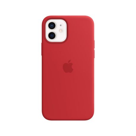 Клип-кейс Apple Silicone Case with MagSafe для iPhone 12 / 12 Pro ((PRODUCT)RED)