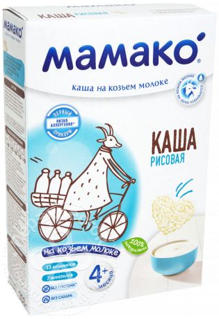 Каша Мамако Рисовая на козьем молоке 200г
