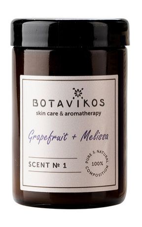 Botavikos Natural Massage Aroma Candle Grapefruit-Melissa
