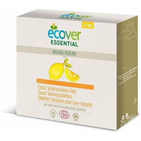 Ecover Essential таблетки (лимон) для посудомоечной машины, 70 шт.