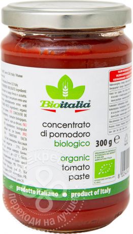 Томатная паста BioItalia Organic 300г