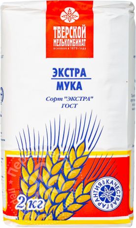 Мука пшеничная Мелькомбинат Экстра 2кг