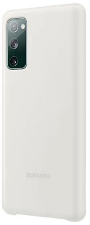 Клип-кейс Samsung Silicone Cover для Galaxy S20 FE (белый)