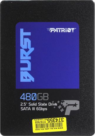 PATRIOT BURST 480Gb (черный)