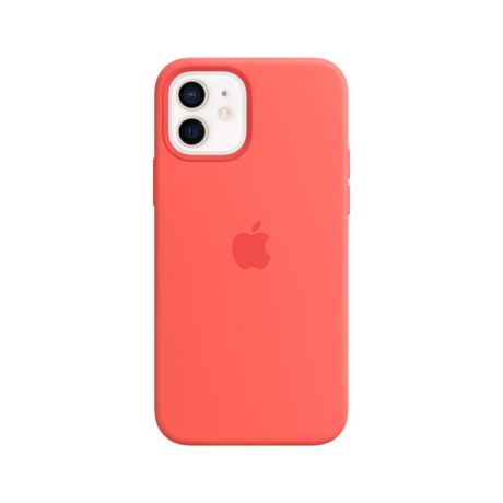 Клип-кейс Apple Silicone Case with MagSafe для iPhone 12 / 12 Pro (розовый цитрус)