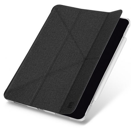 Чехол-книжка Uniq Yorker Kanvas для Apple iPad Air 2020 (черный)