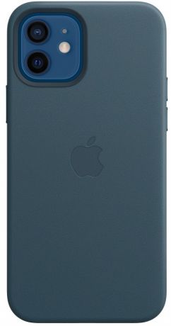 Клип-кейс Apple Leather Case with MagSafe для iPhone 12/12 Pro (балтийский синий)