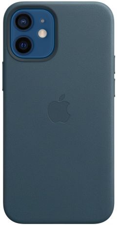 Клип-кейс Apple Leather Case with MagSafe для iPhone 12 mini (балтийский синий)