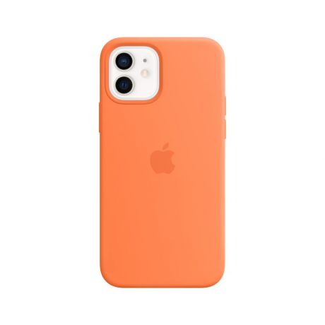 Клип-кейс Apple Silicone Case with MagSafe для iPhone 12 / 12 Pro (кумкват)
