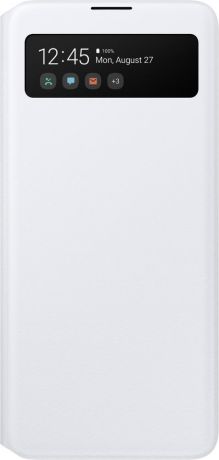 Чехол-книжка Samsung S View Wallet Cover EF-EA515P для Galaxy A51 (белый)