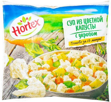 Смесь овощная Hortex Суп из цветной капусты с укропом 400г