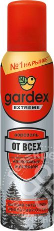 Аэрозоль Gardex Extreme от всех летающих кровососущих насекомых и клещей 150мл