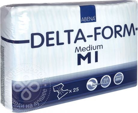 Подгузники для взрослых Abena Delta-Form 1 размер M 25шт