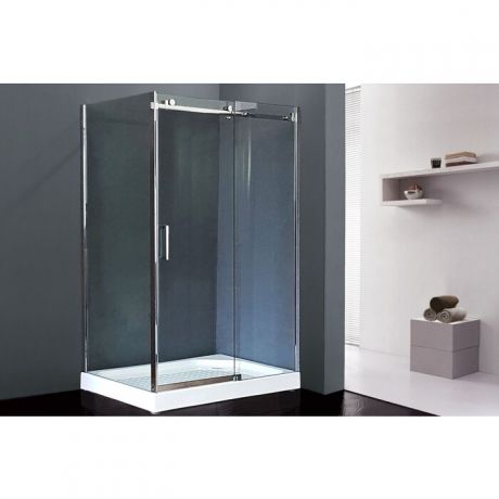 Душевой уголок Royal Bath 120х80х190 правый, прозрачное стекло, хром (RB8012B-R)