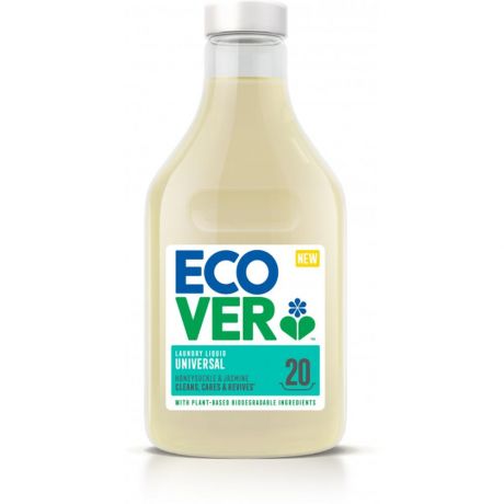 Ecover Жидкость для стирки Суперконцентрат универсальный с ароматом жимолости и жасмина, 1 л.