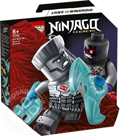 Конструктор LEGO Ninjago 71731 Легендарные битвы Зейн против Ниндроида