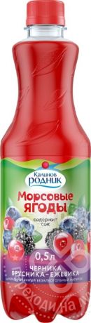 Напиток Калинов Родник Морсовые ягоды Черника Брусника Ежевика 500мл