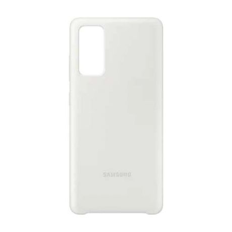 Чехол (клип-кейс) SAMSUNG Silicone Cover, для Samsung Galaxy S20 FE, белый [ef-pg780twegru]
