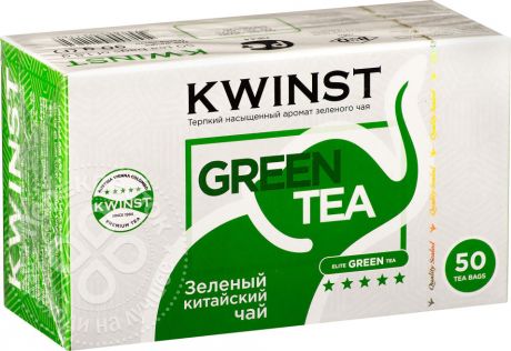 Чай зеленый Kwinst Китайский 50пак (упаковка 3 шт.)
