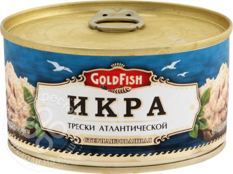 Икра трески Gold Fish 200г (упаковка 6 шт.)