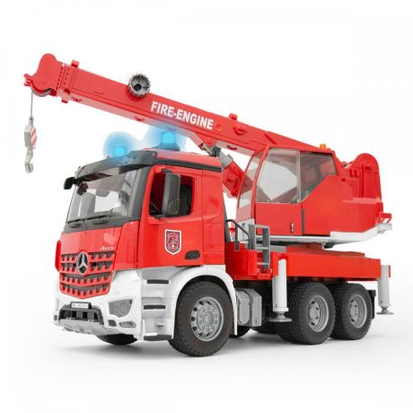 BRUDER Пожарная машина автокран MB Arocs с модулем со световыми и звуковыми эффектами (разноцветный)