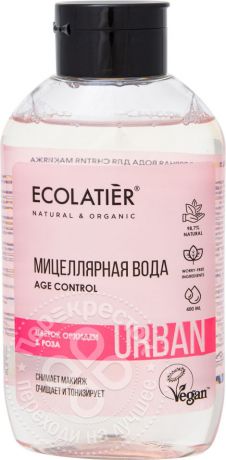 Мицеллярная вода Ecolatier для снятия макияжа Цветок орхидеи и Роза 400мл