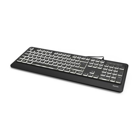 Клавиатура HAMA KC-550, USB, черный [r1182671]