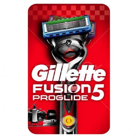 Станок для бритья мужской Gillette Proglide Power Flexball Red + сменная кассета, 1 шт