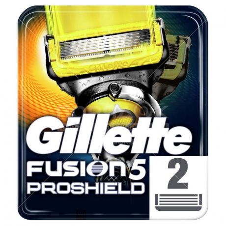 Сменные кассеты для бритья Gillette Fusion ProShield, 2 шт