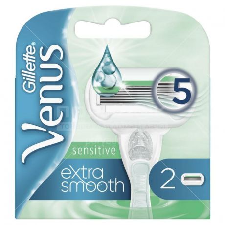 Сменные кассеты для бритья женские Venus Embrace Extra Smooth Sensitive, 2 шт