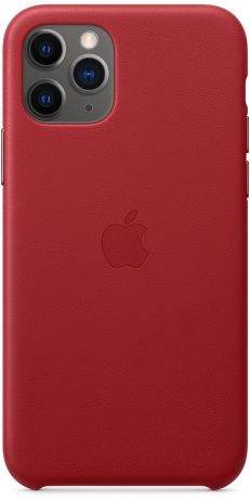 Клип-кейс Apple Leather для iPhone 11 Pro (красный)