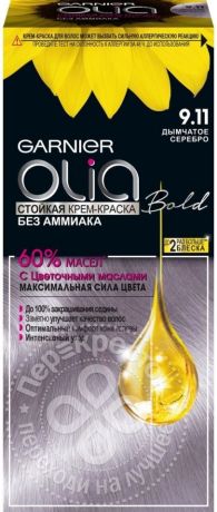 Крем-краска для волос Garnier Olia 9.11 Дымчатое серебро