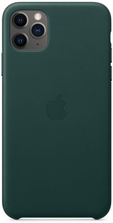 Клип-кейс Apple Leather для iPhone 11 Pro Max (зеленый лес)