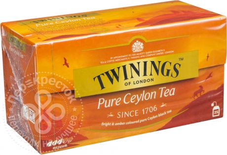 Чай черный Twinings Pure Ceylon 25 пак