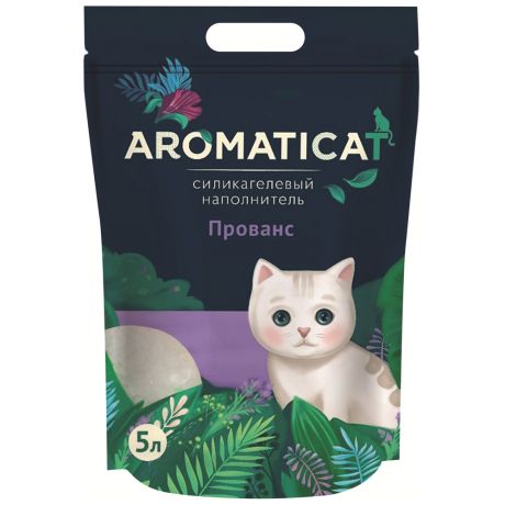 Наполнитель AromatiCat Прованс силикагелевый для кошачьего туалета 5 л