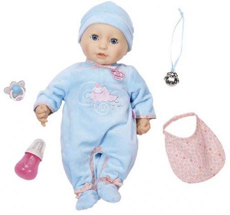 Zapf Creation Baby Annabell Кукла-мальчик многофункциональная (голубой)