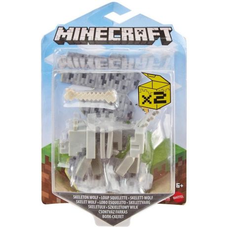 Minecraft® Базовые фигурки в упаковке 2 шт. GTP08/GTP15 Волк-скелет