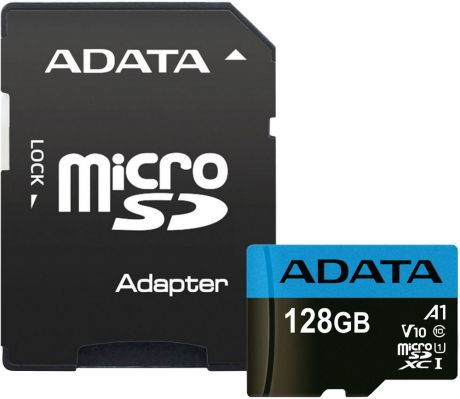 ADATA microSDXC Premier UHS-I U1 V10 A1 + ADP 128Gb