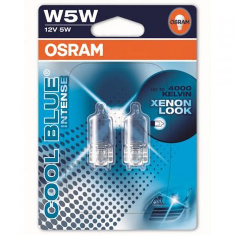 Автомобильная лампа W5W 5W Cool Blue Intense 2 шт. OSRAM
