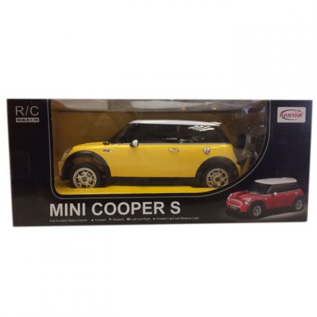 Радиоуправляемая машинка Rastar 1:18 Minicooper S (желтый) 20900