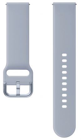 Ремешок Samsung Sport Band ET-SFR82M для Galaxy Watch Active/Active2 (серебристо-серый)