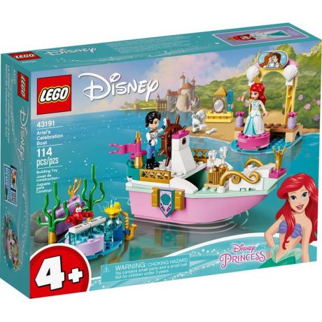 LEGO Disney Princess Праздничный корабль Ариэль 43191
