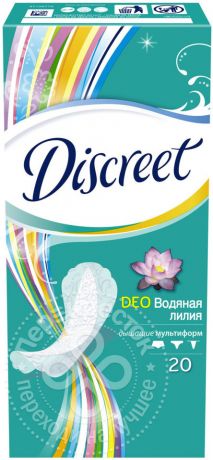Прокладки Discreet Deo Water Lily Multiform ежедневные 20шт