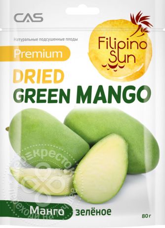 Манго Filipino Sun зеленое сушеное 100г