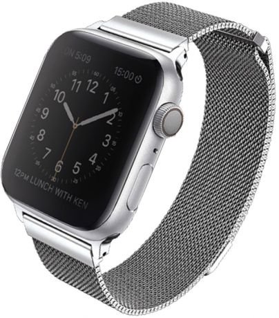 Ремешок Uniq Dante Strap Steel для Apple Watch 38/40mm (серебристый)